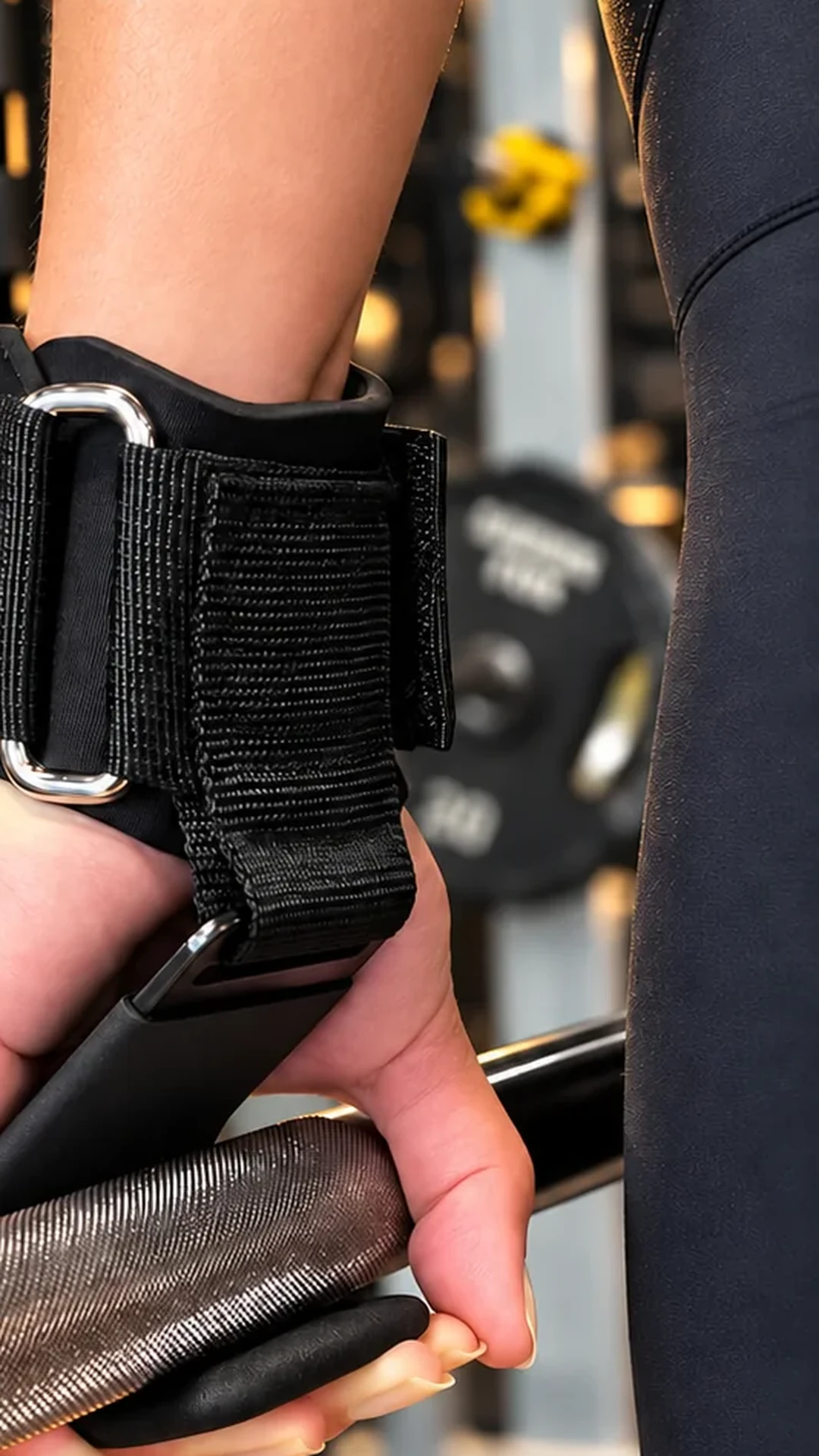 PLIONA lifting hook gripping a bar